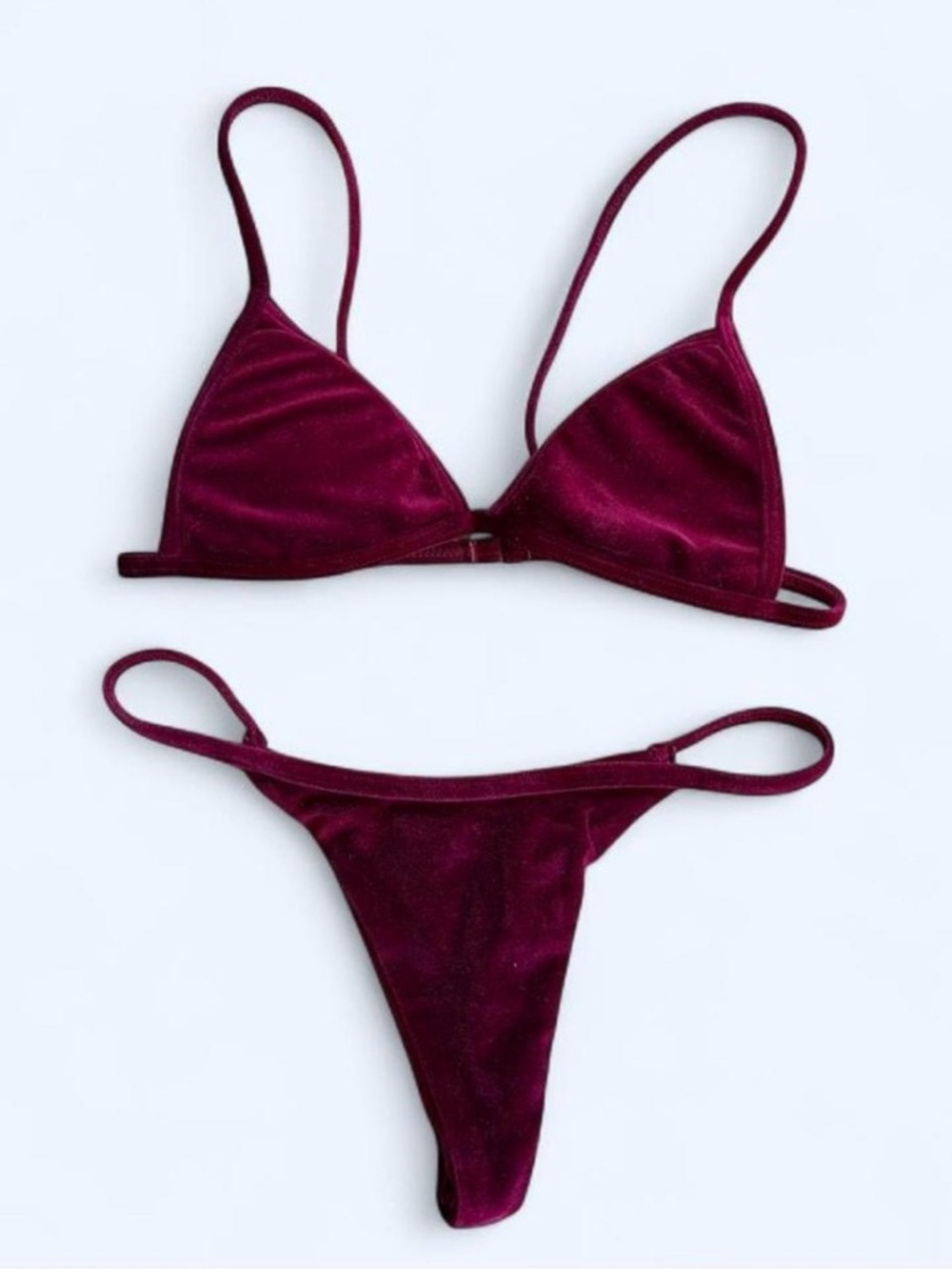 Velvet bikini set